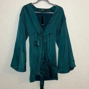 Nasty Gal | Dresses | Nastygal Brand Dark Green Long Sleeve Satin Mini Dress Size 4 | Poshmark Nasty Gal | Dresses | Nastygal Brand Dark Green Long Sleeve Satin Mini Dress Size 4 | Poshmark
